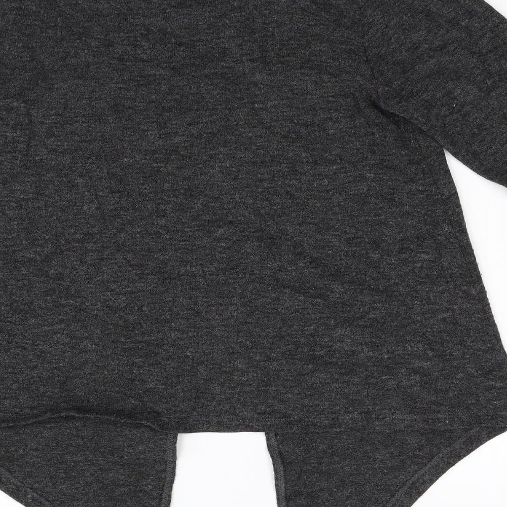 Zara Womens Grey  Knit Pullover Jumper Size S