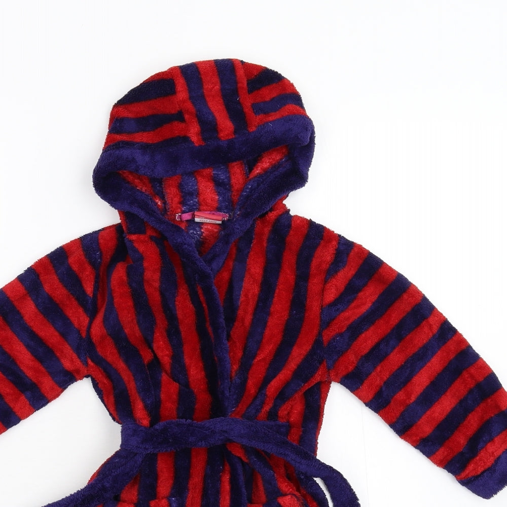 Mini Club Boys Multicoloured Solid Fleece  Gown Size 3-4 Years
