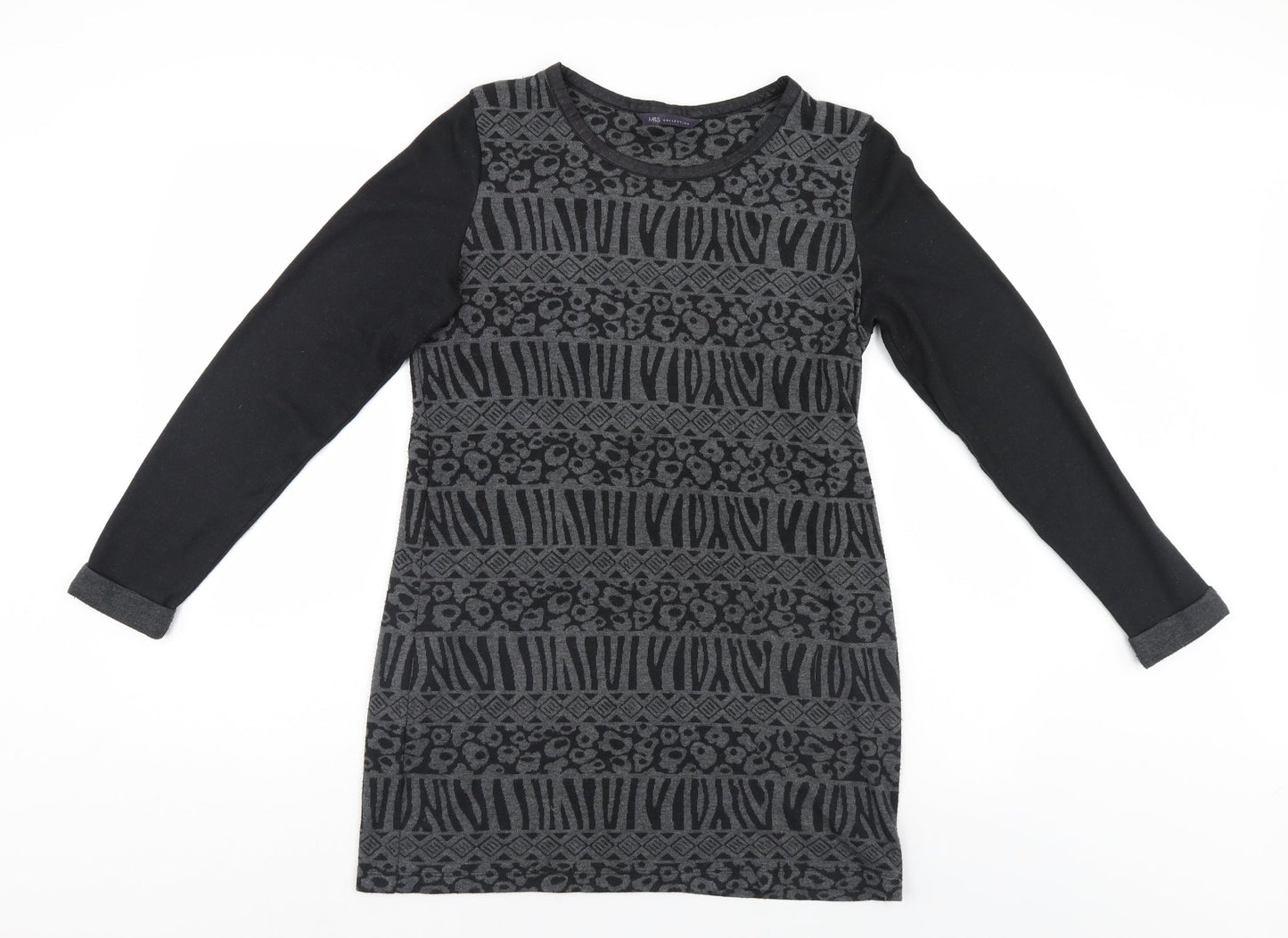 M&S Womens Grey   Pullover Jumper Size 12