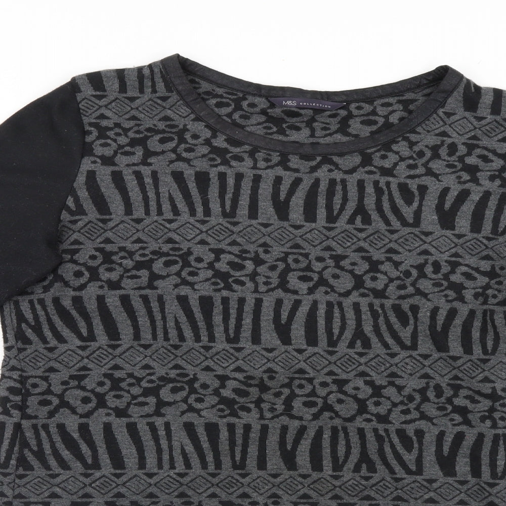 M&S Womens Grey   Pullover Jumper Size 12