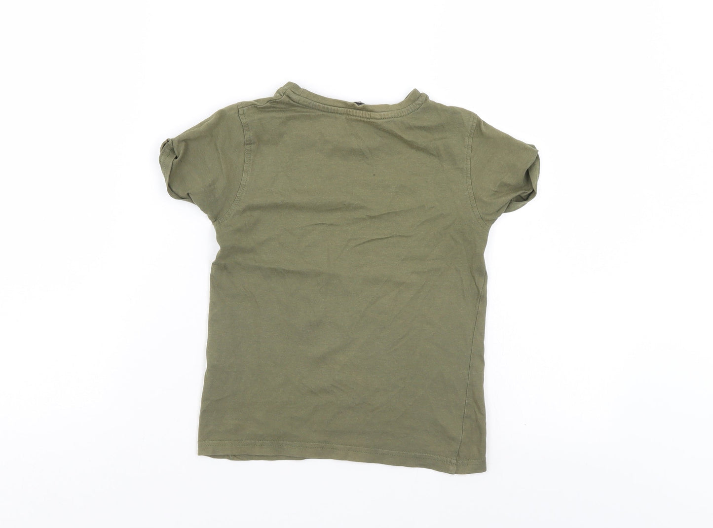 George Boys Green   Basic T-Shirt Size 5-6 Years