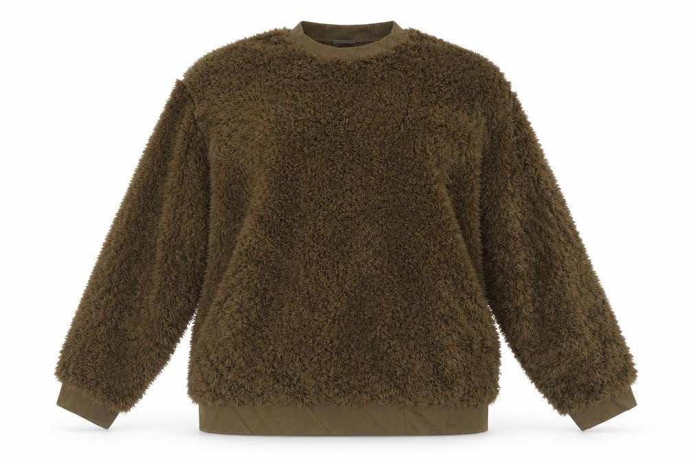 Front view of ASOS women’s brown jumper, size L