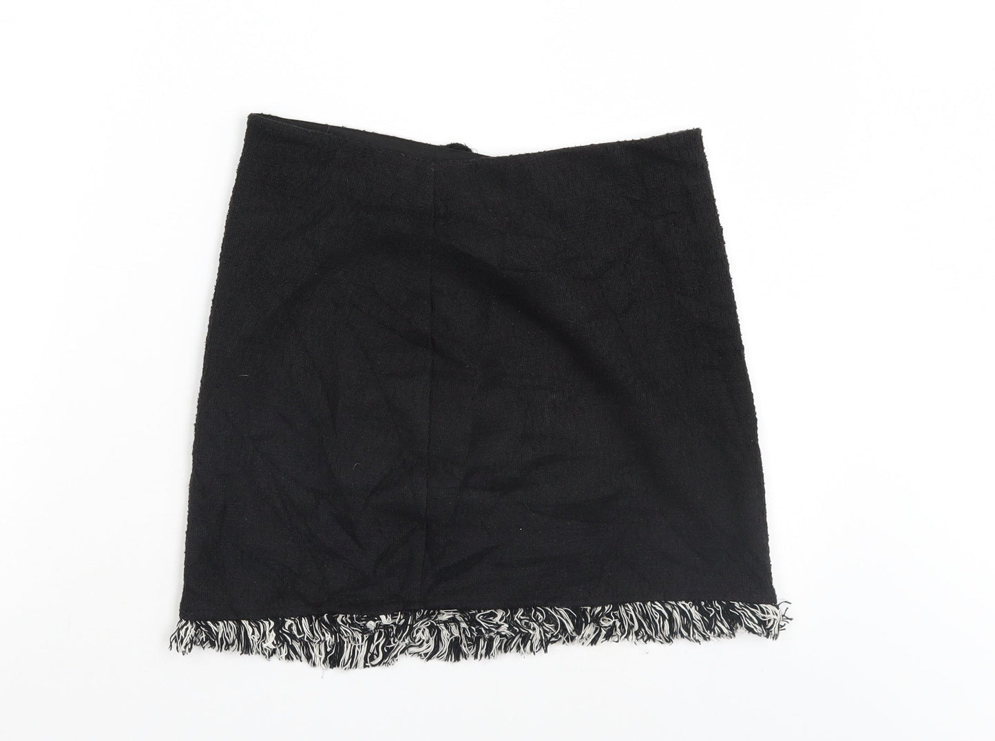 Preworn Womens Black   Mini Skirt