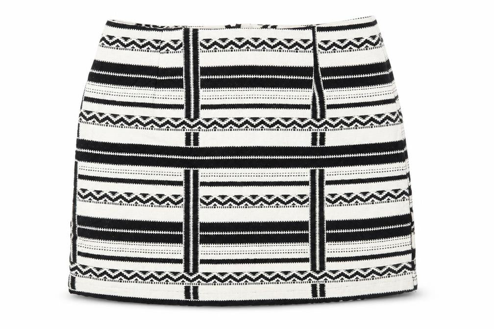 New Look Womens Multicoloured Geometric  A-Line Skirt Size 10