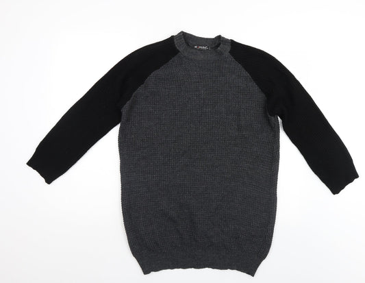 Be Jelous Womens Grey   Pullover Jumper Size L