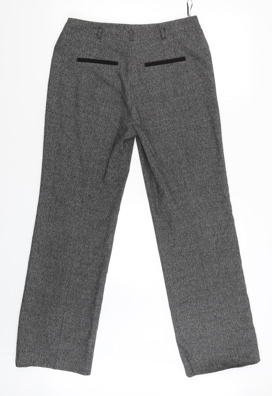 NEXT Womens Grey   Carrot Trousers Size 10 L30 in