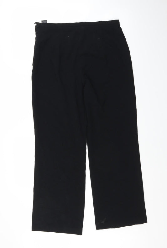 Marks and Spencer Womens Black   Trousers  Size 12 L27 in