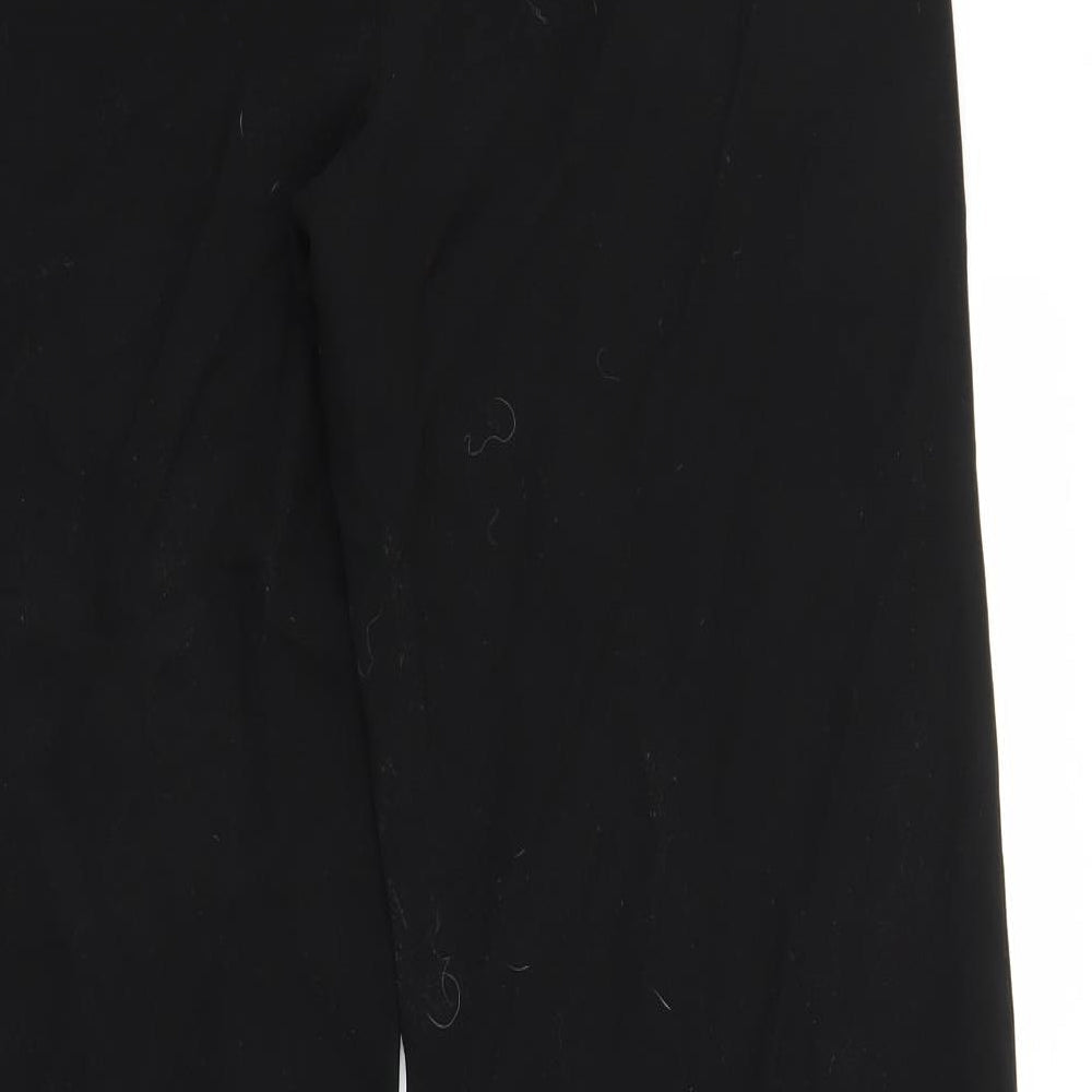 Papaya Womens Black   Trousers  Size 12 L26 in
