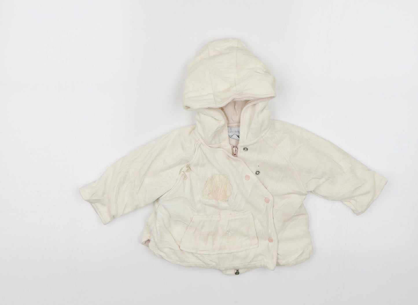 Kiabi Baby White   Jacket  Size 6-9 Months