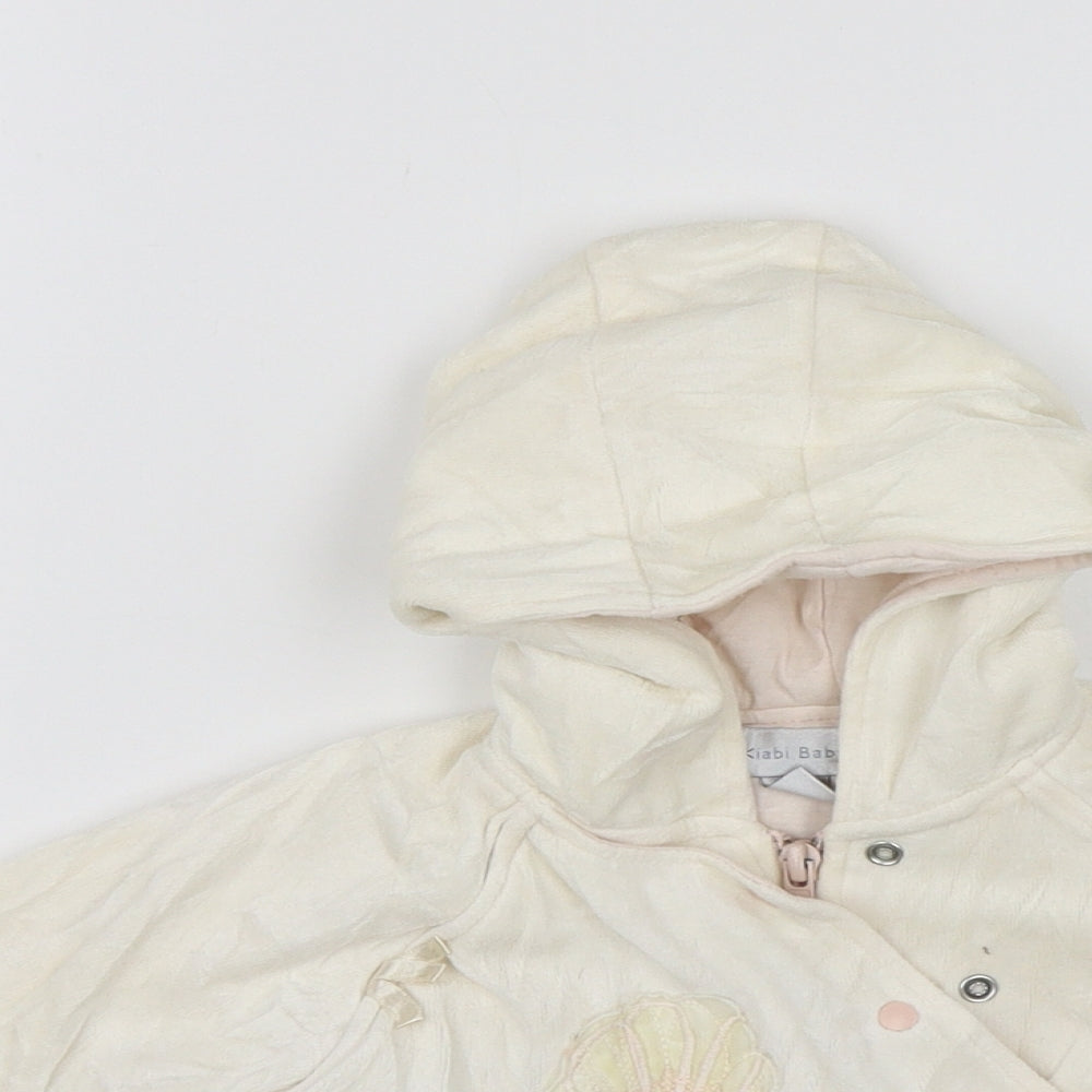 Kiabi Baby White   Jacket  Size 6-9 Months