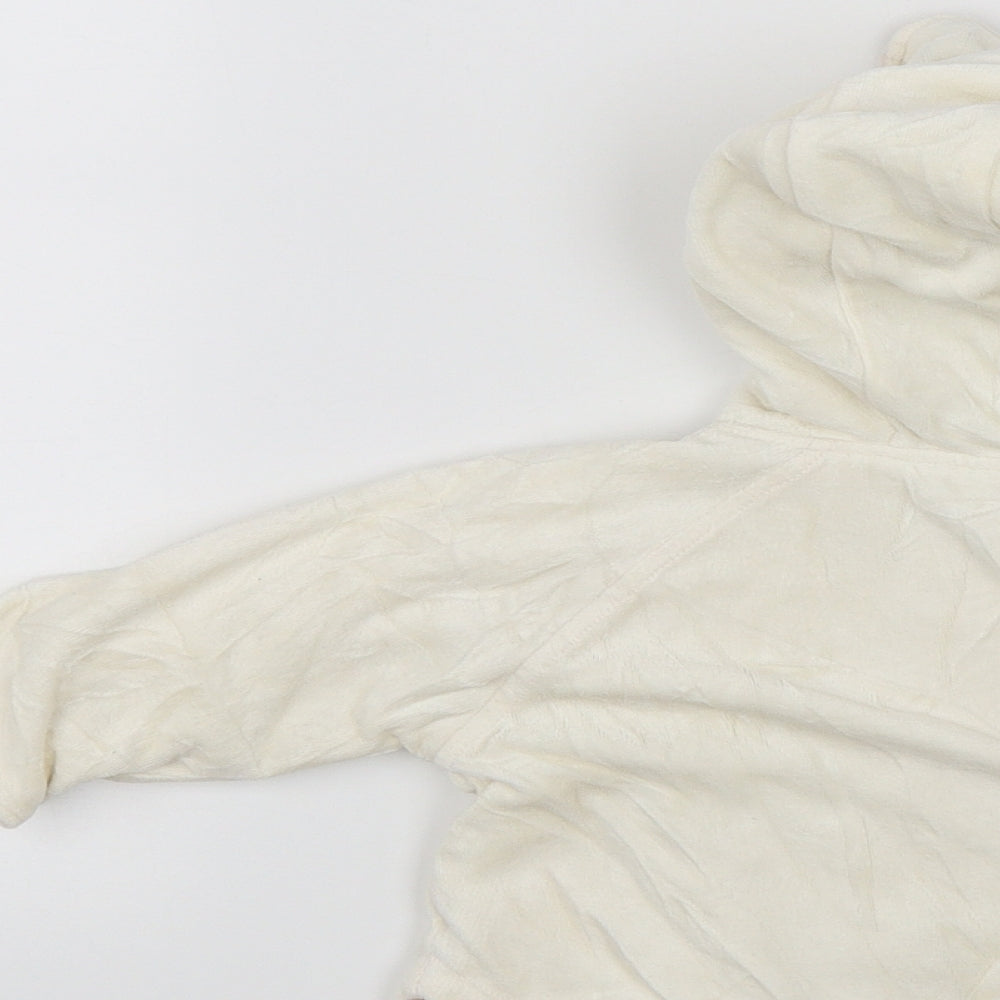 Kiabi Baby White   Jacket  Size 6-9 Months