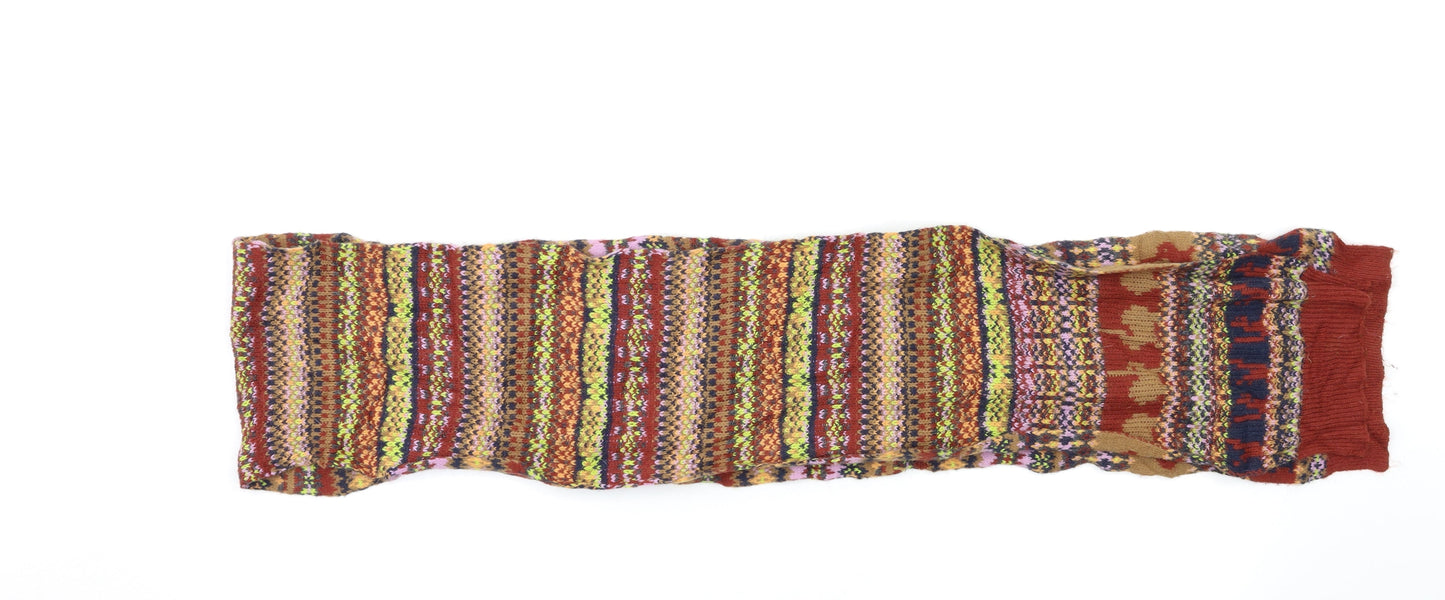 Preworn Womens Multicoloured Geometric   Scarf