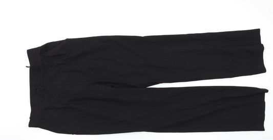 Preworn Womens Black   Dress Pants Trousers Size 14 L28 in