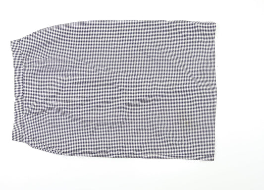Gorray Womens Multicoloured Check  Straight & Pencil Skirt Size M