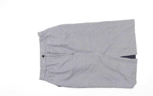 Gorray Womens Multicoloured Check  Straight & Pencil Skirt Size M