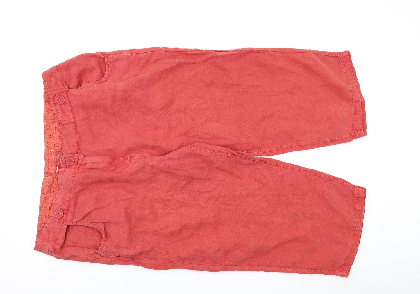 Preworn Womens Red   Capri Trousers Size XL