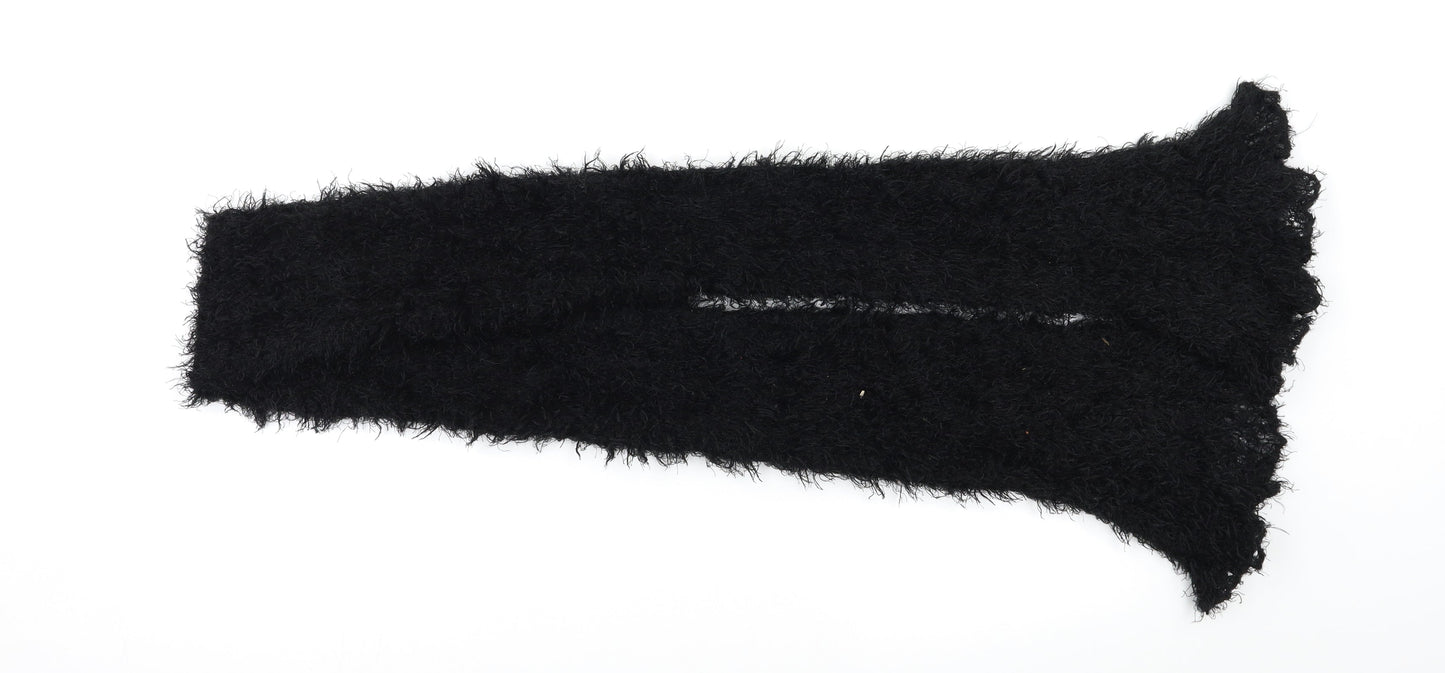Preworn Womens Black    Scarf