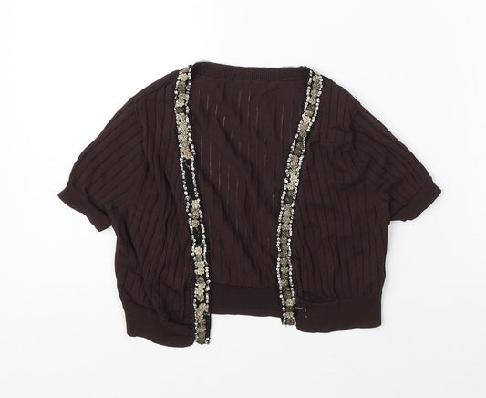 Clanline Girls Brown   Cape Jumper Size 12-13 Years