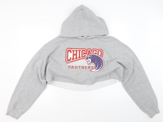 Chicago Panther Womens Grey   Shrug Jumper Size L