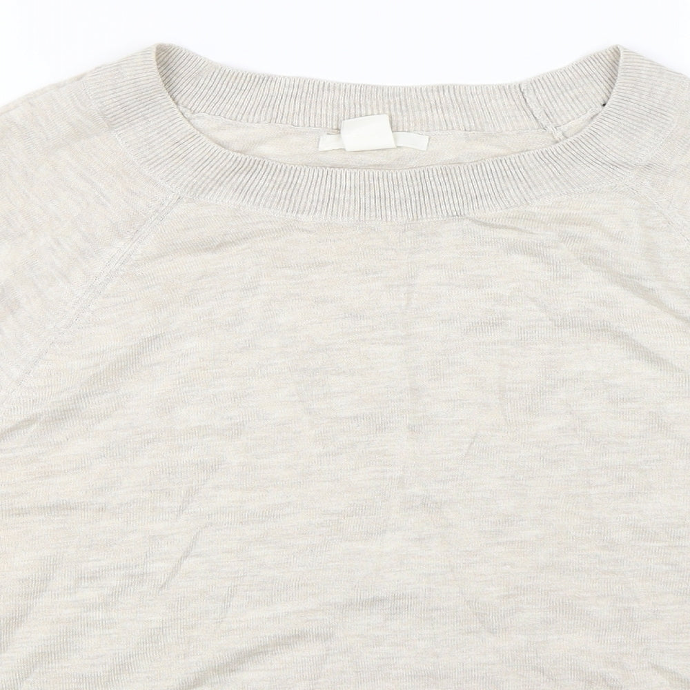 H&M Womens Beige   Pullover Jumper Size M
