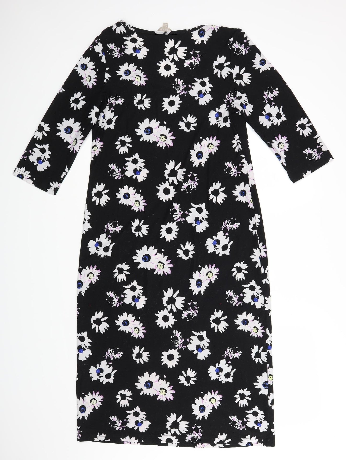 Anthology Womens Black Floral  A-Line  Size 12