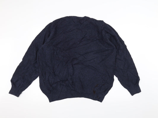 Marks and Spencer Womens Blue   Pullover Jumper Size XL