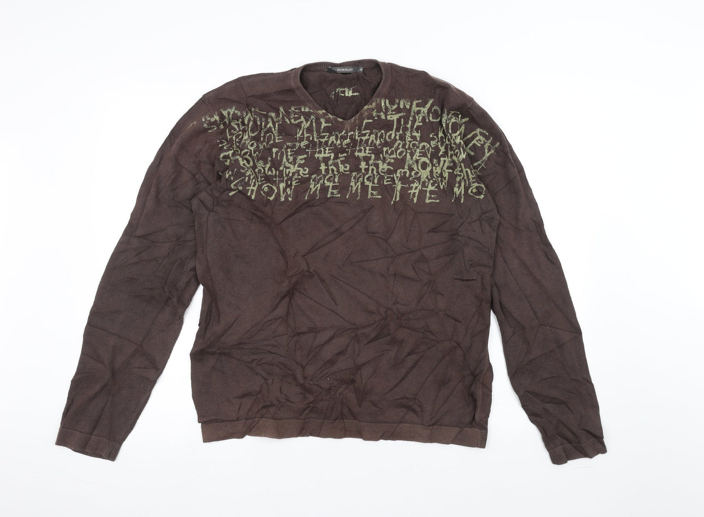 River Island Womens Brown   Pullover Jumper Size M