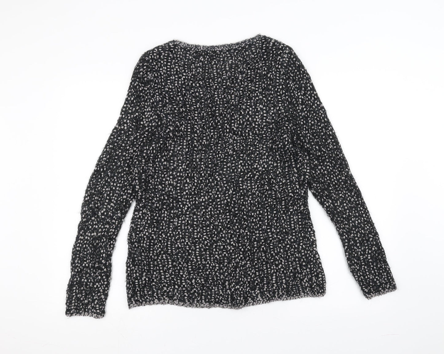 Marks and Spencer Womens Black  Knit Pullover Jumper Size 12