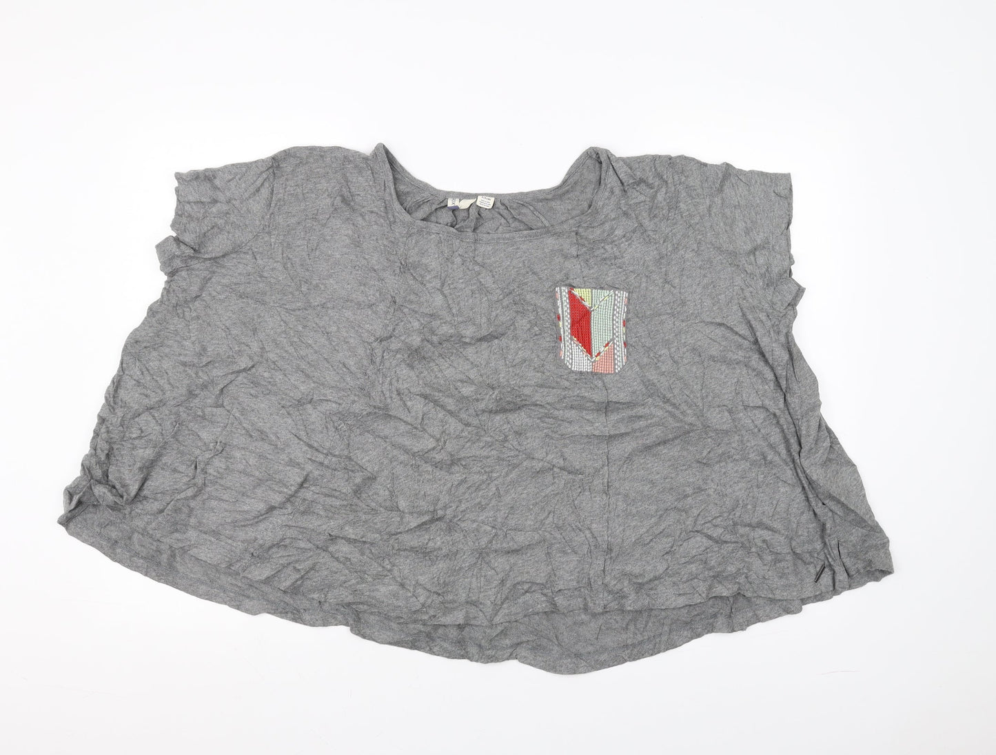 Preworn Womens Grey   Basic T-Shirt Size S