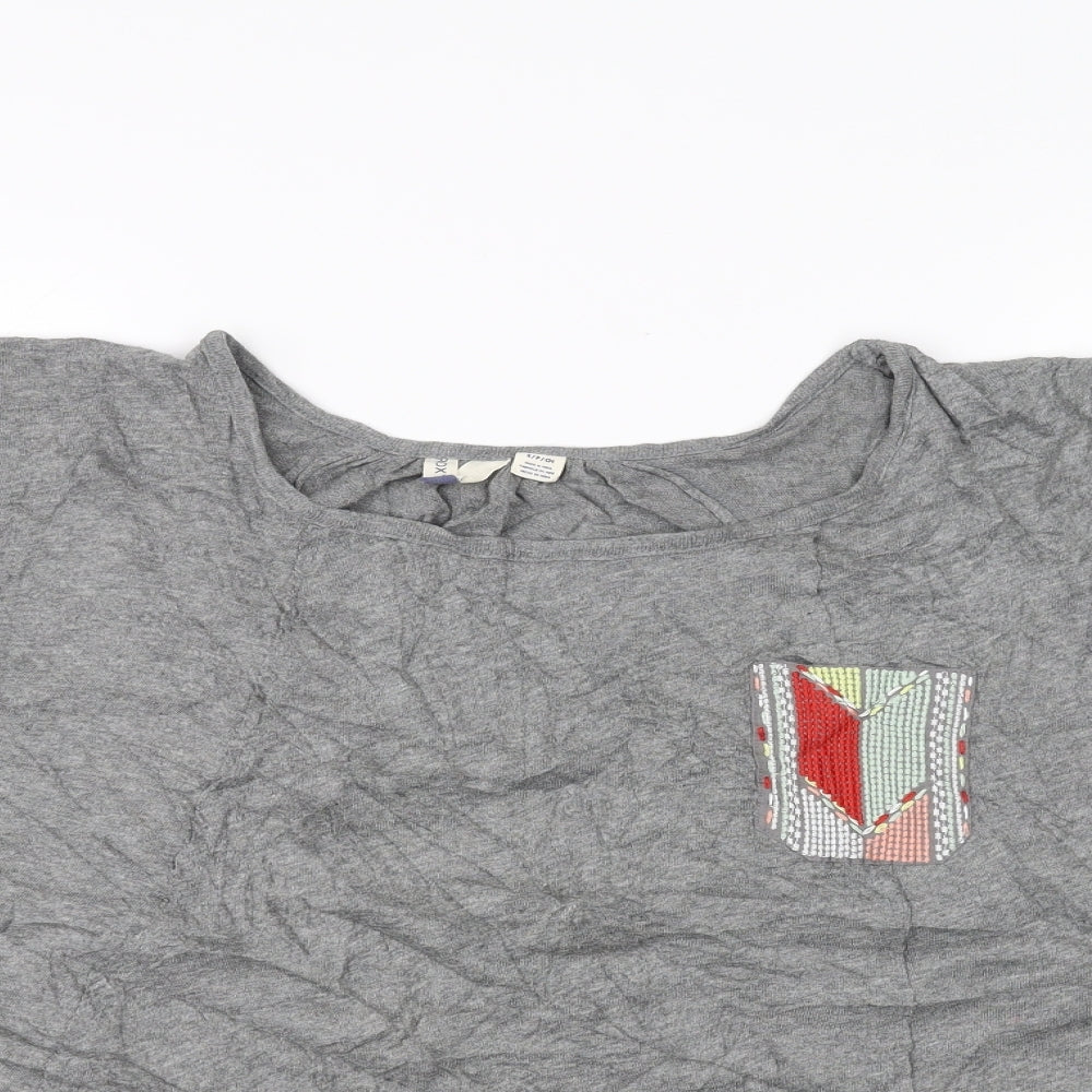 Preworn Womens Grey   Basic T-Shirt Size S