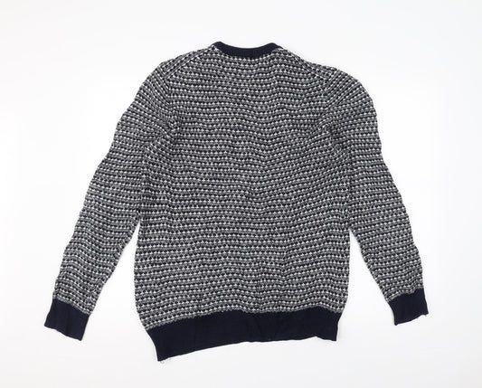 Criminal Womens Blue   Pullover Jumper Size L