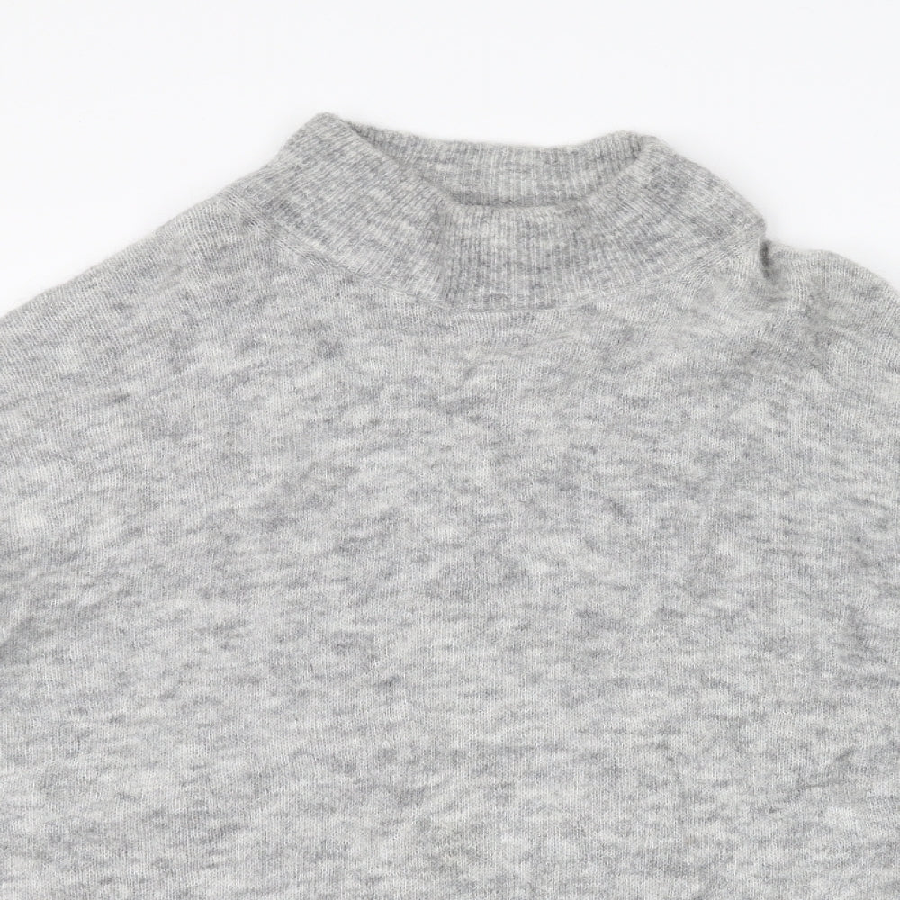 H&M Womens Grey  Knit Pullover Jumper Size M