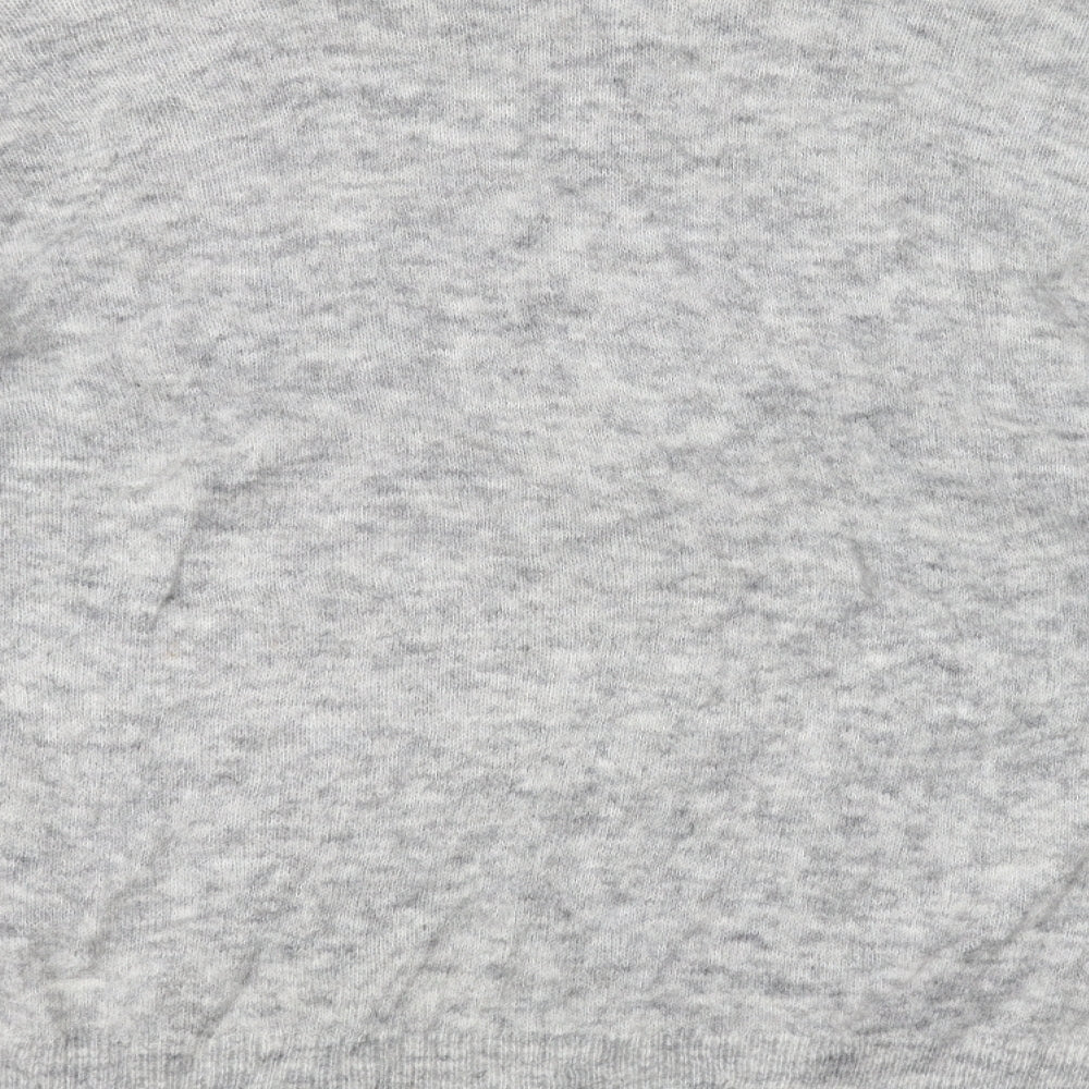 H&M Womens Grey  Knit Pullover Jumper Size M
