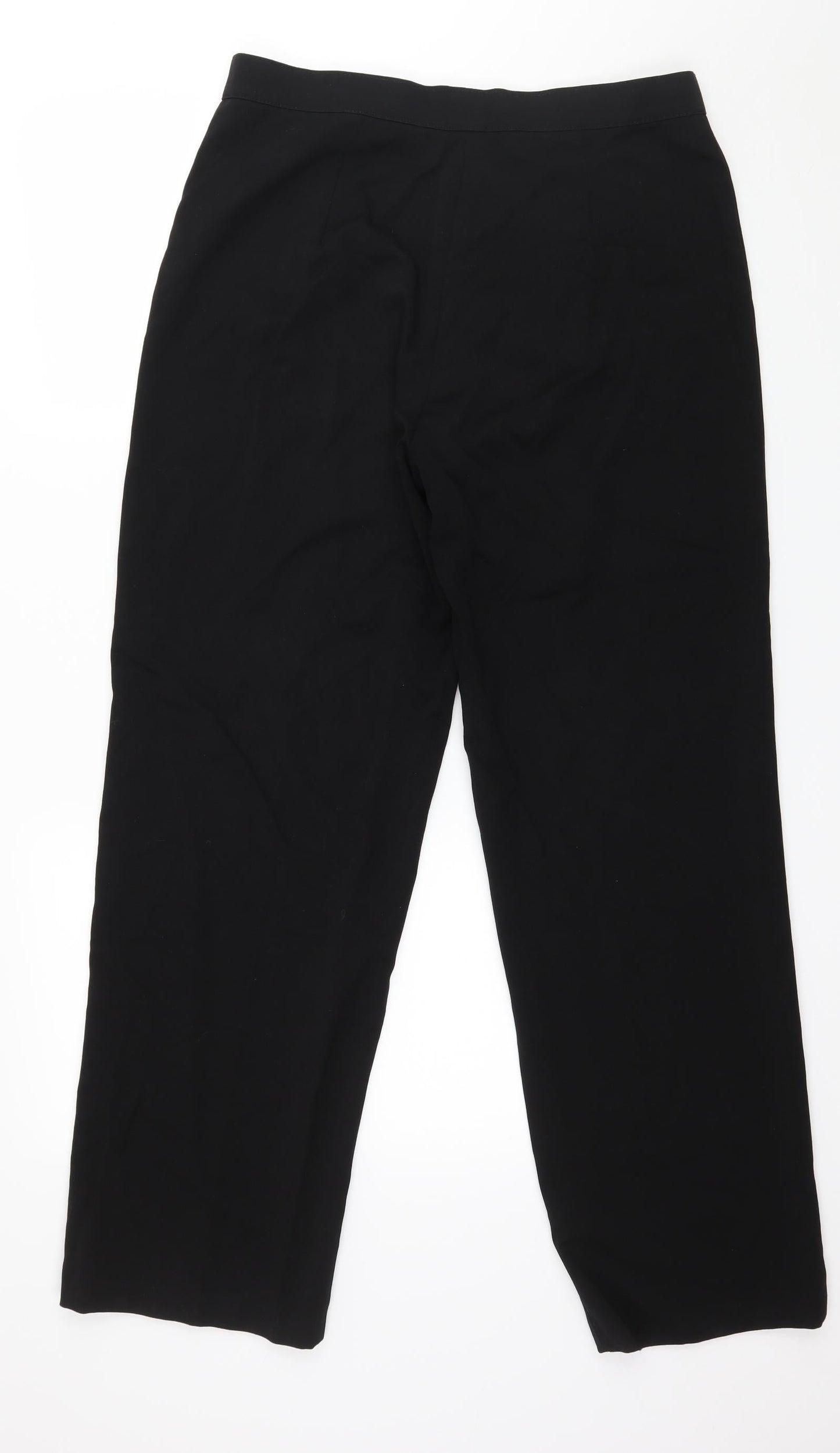 Preworn Womens Black   Trousers  Size 34 in L30 in