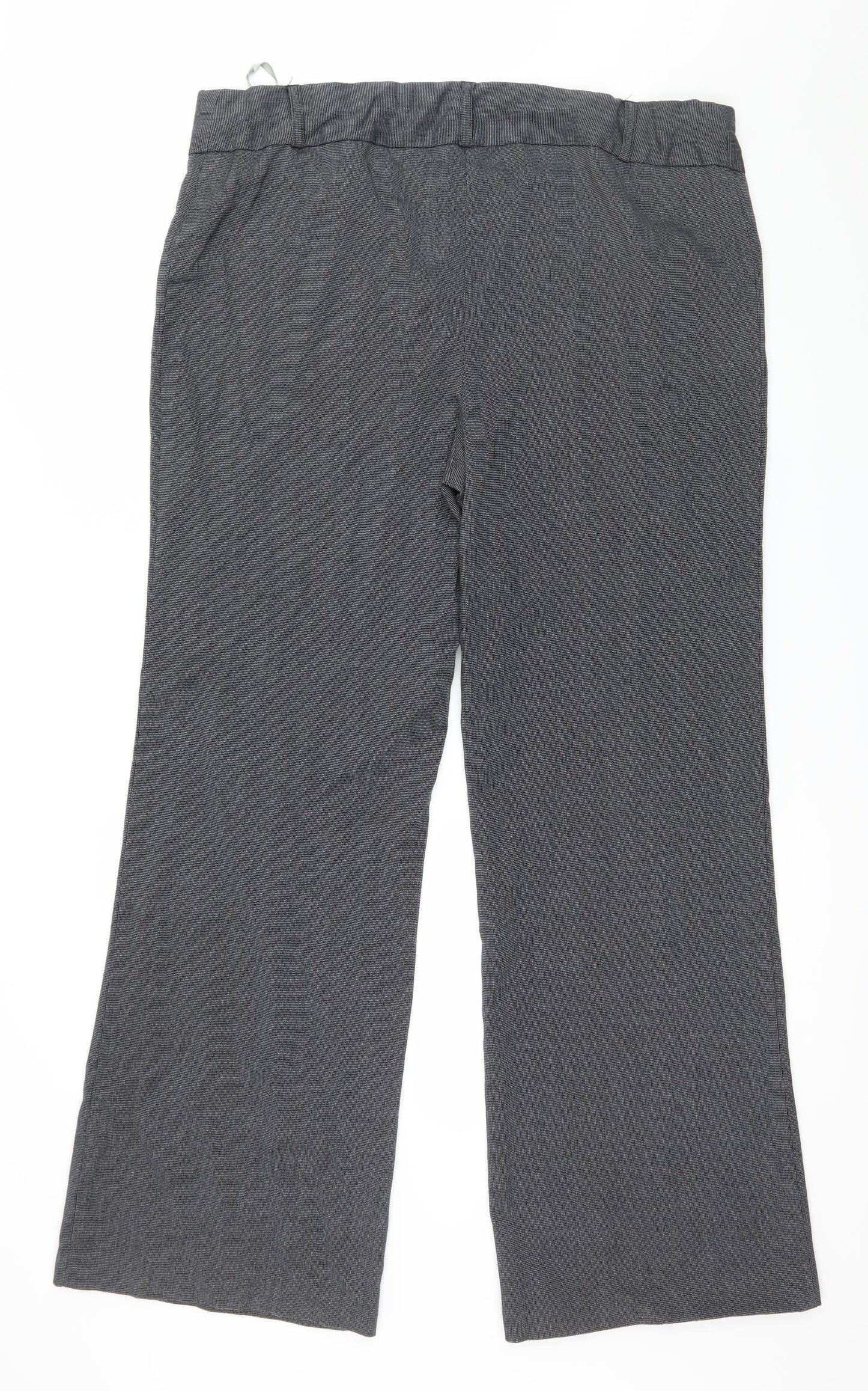 Dorothy Perkins Womens Grey   Trousers  Size 14 L31 in