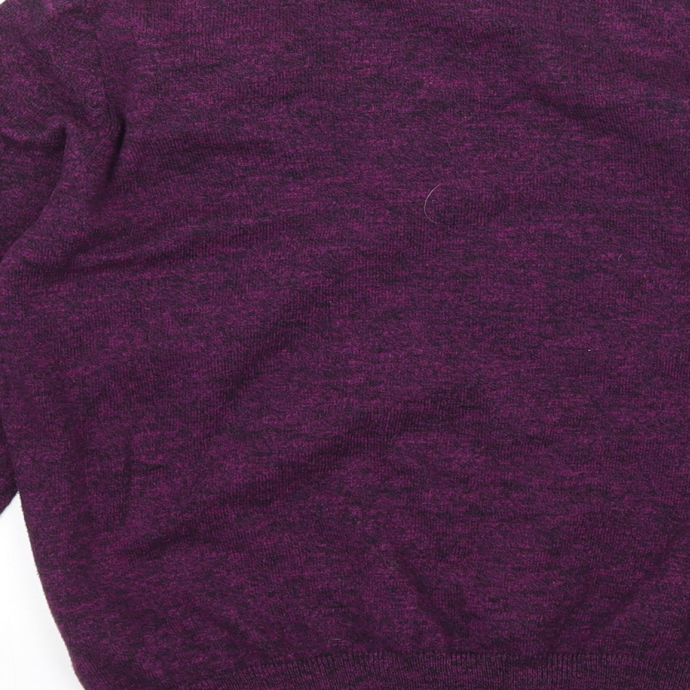 New Look Womens Purple  Knit Pullover Jumper Size 10