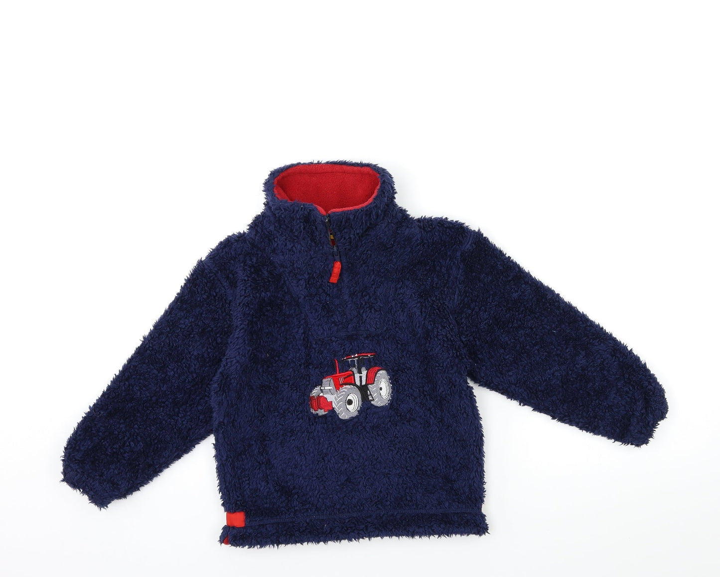 krazy kidz Boys Blue  Fleece Jacket  Size M