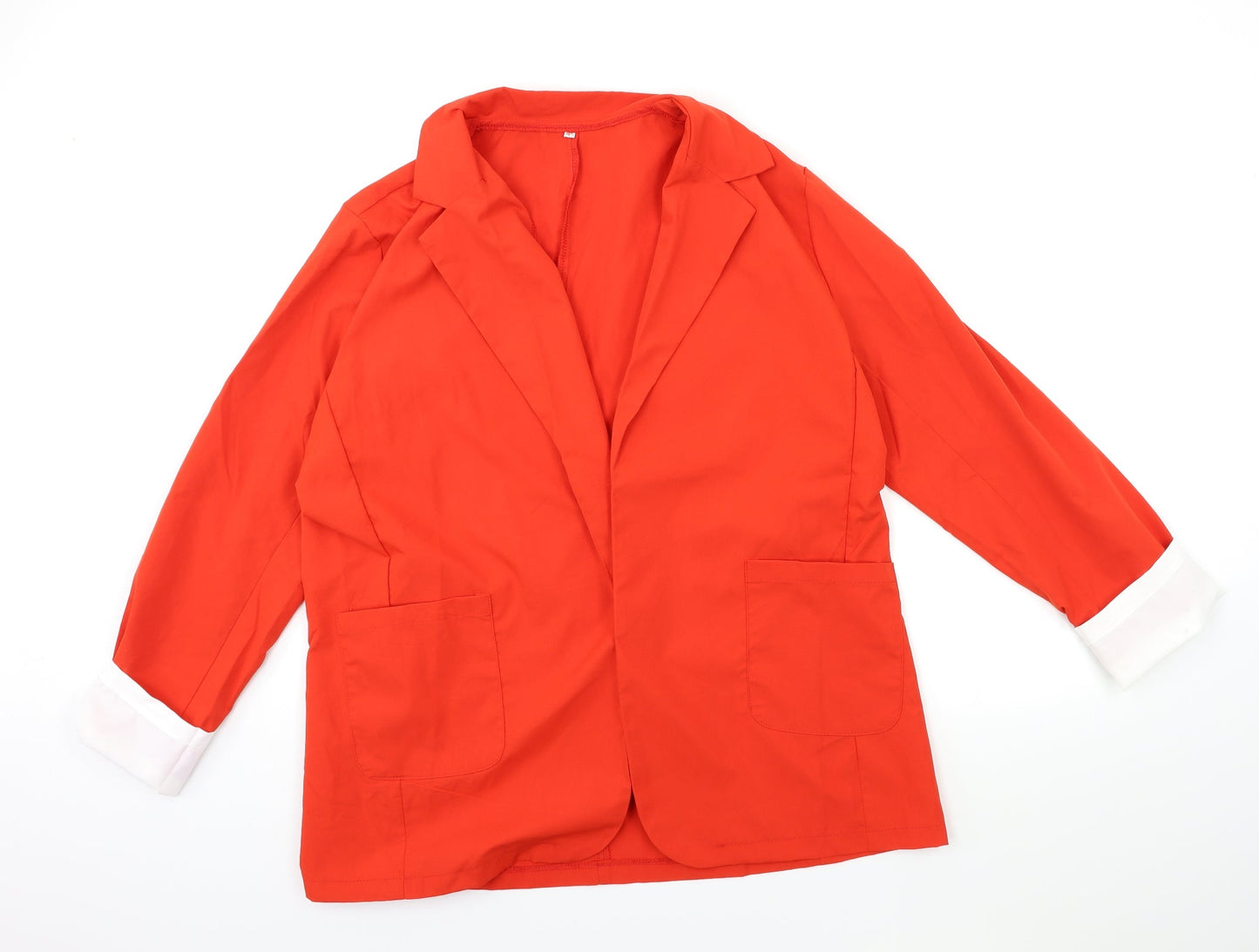 Preworn Womens Red   Jacket Blazer Size 2XL
