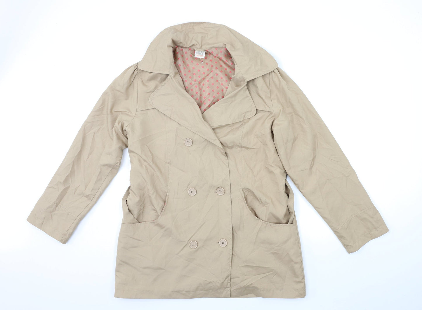 La Redoute Womens Brown   Overcoat Coat Size 14