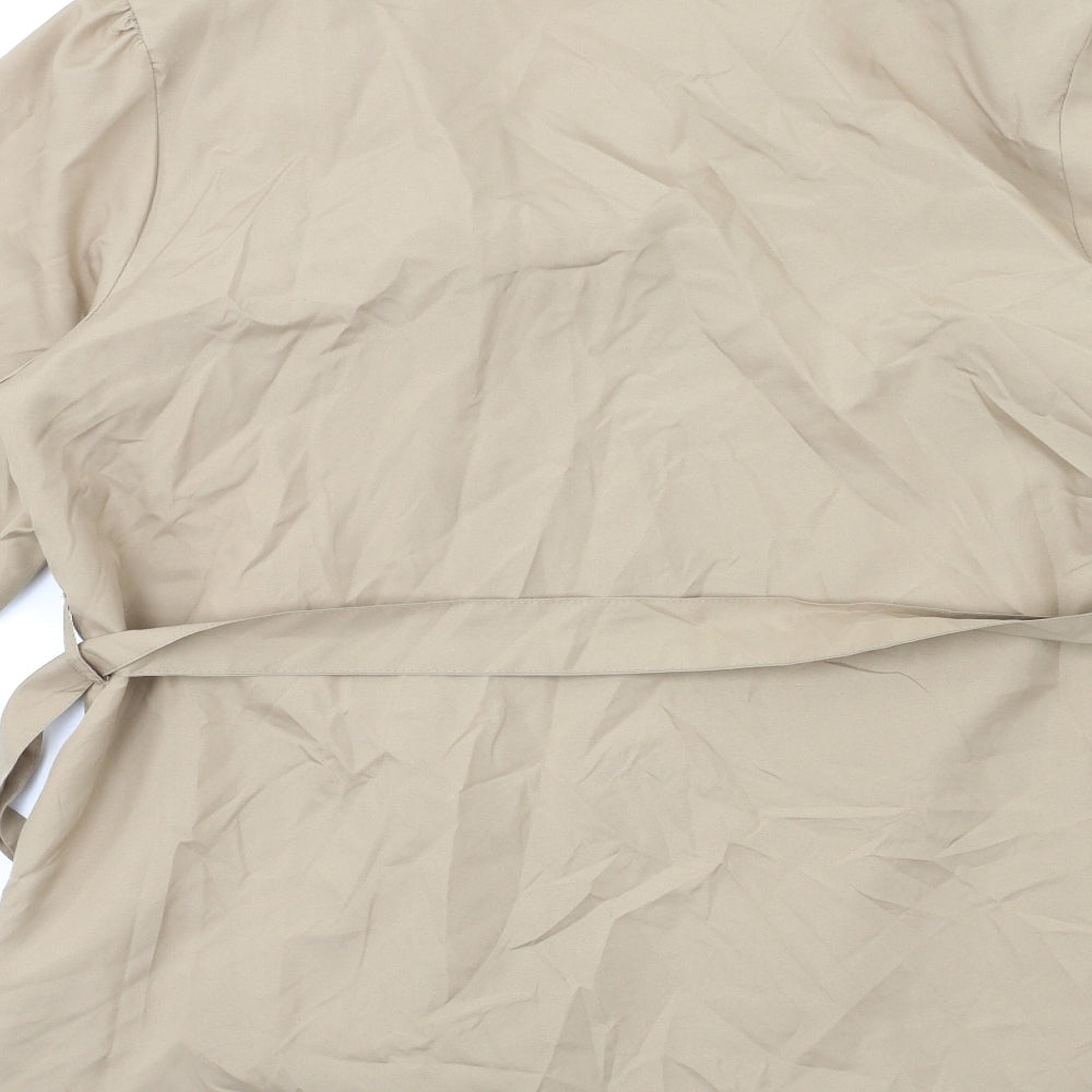La Redoute Womens Brown   Overcoat Coat Size 14