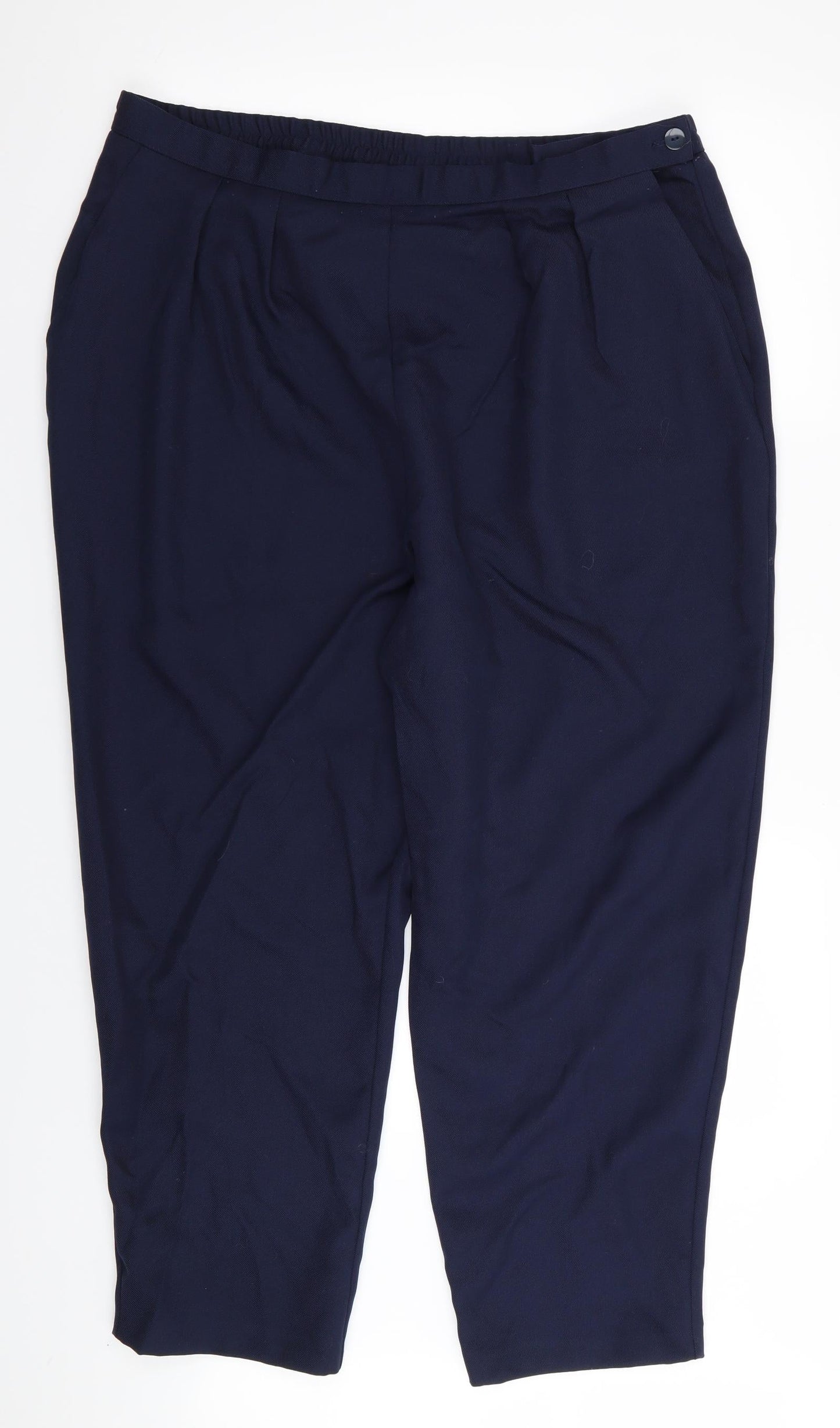 Slimtru Womens Blue   Trousers  Size 22 L28 in - Stretch waistband