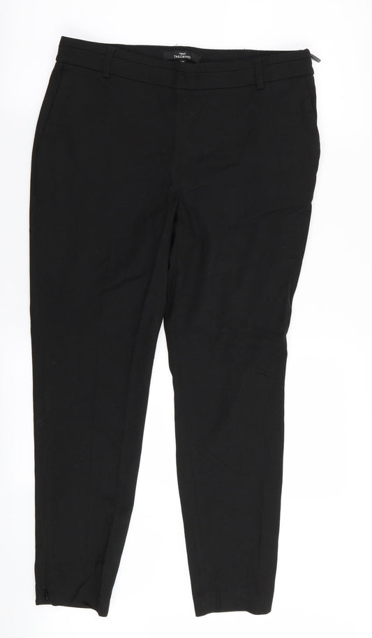 NEXT Womens Black   Trousers  Size 12 L27 in