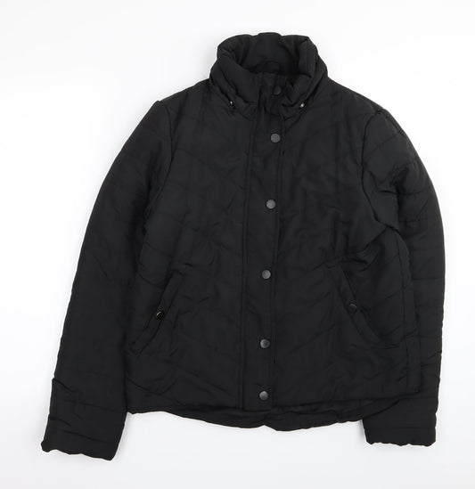 Avenue Womens Black   Jacket Coat Size 12