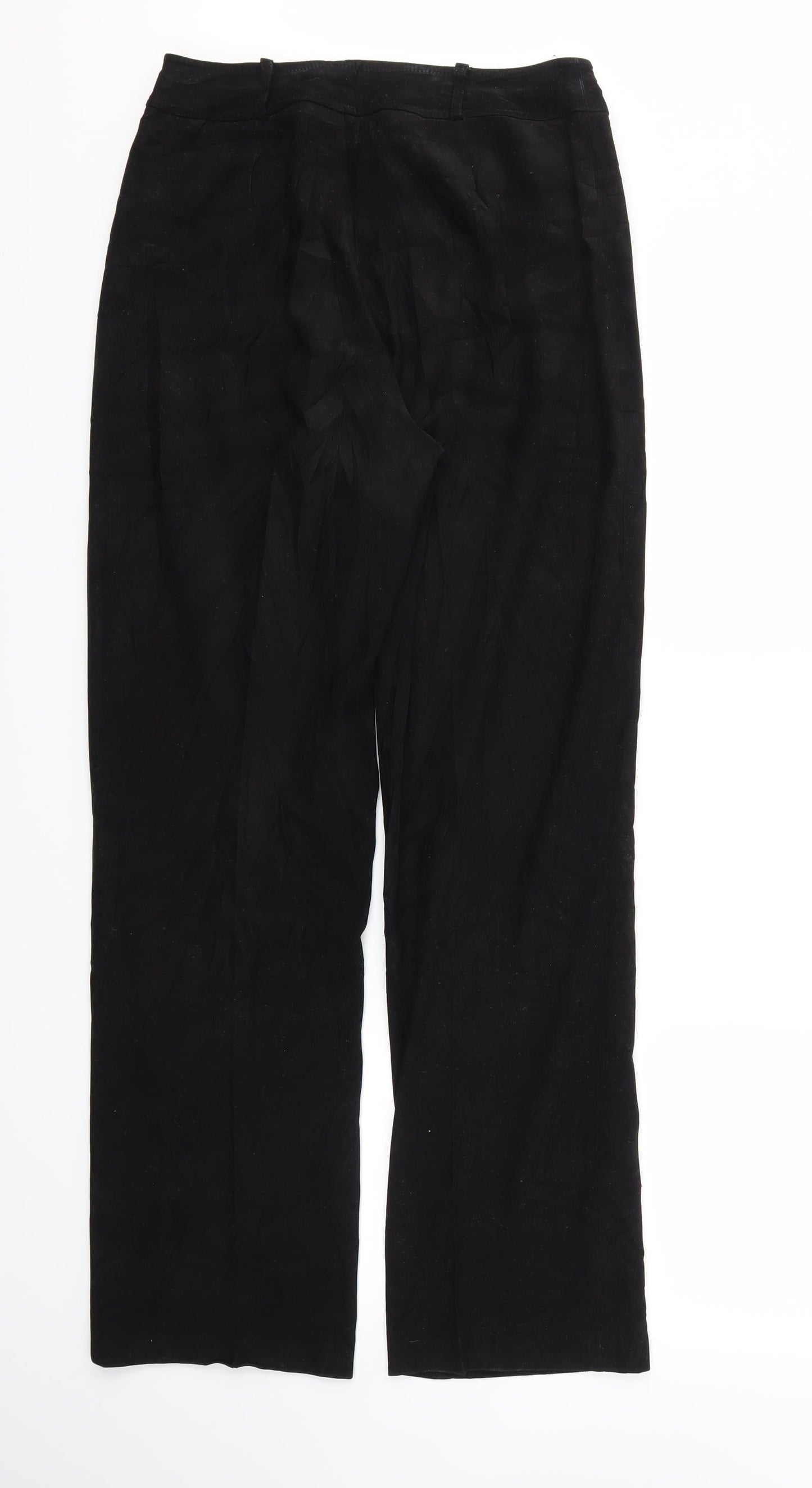 Preworn Womens Black   Trousers  Size 30 in L28 in