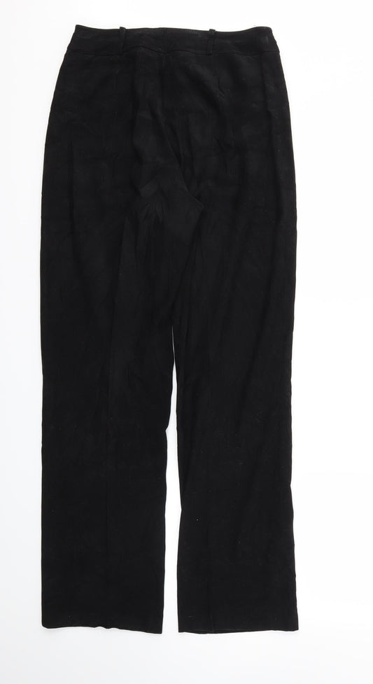Preworn Womens Black   Trousers  Size 30 in L28 in