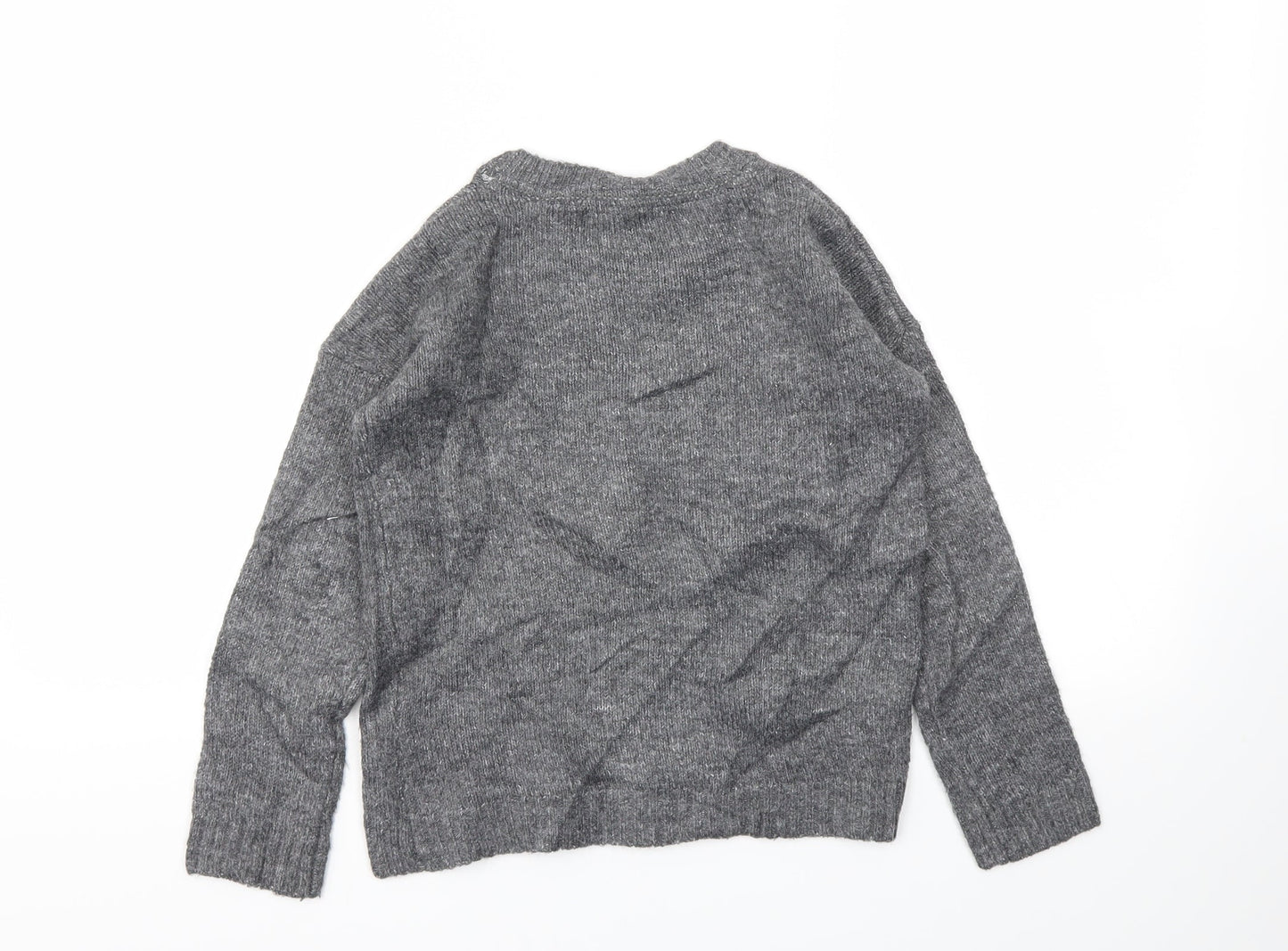 Primark Girls Grey   Pullover Hoodie Size 8-9 Years
