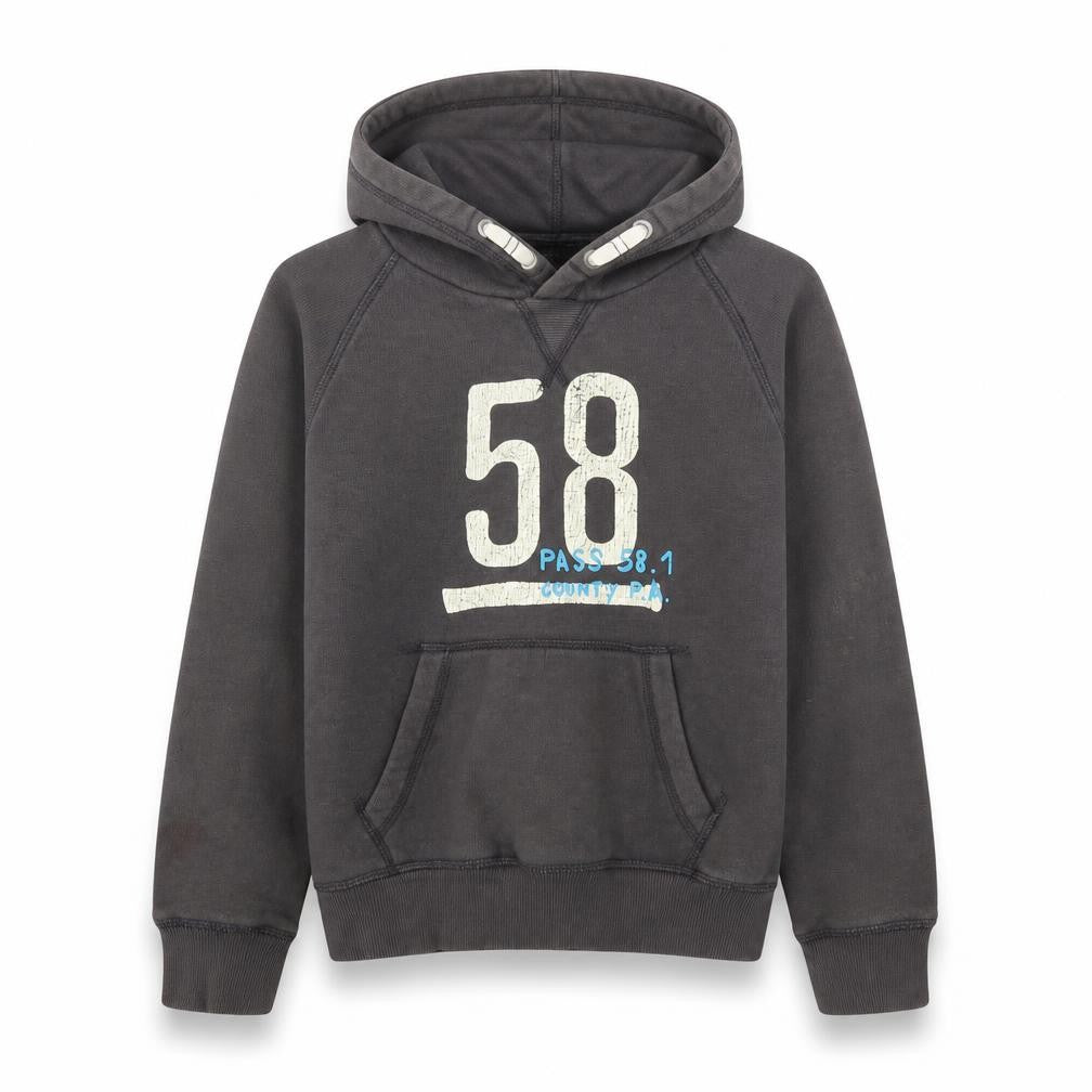 Front view of LOGG boys’ grey jumper, size 7-8, years