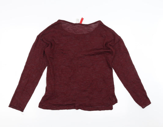 Divided by H&M Womens Red   Pullover Jumper Size S