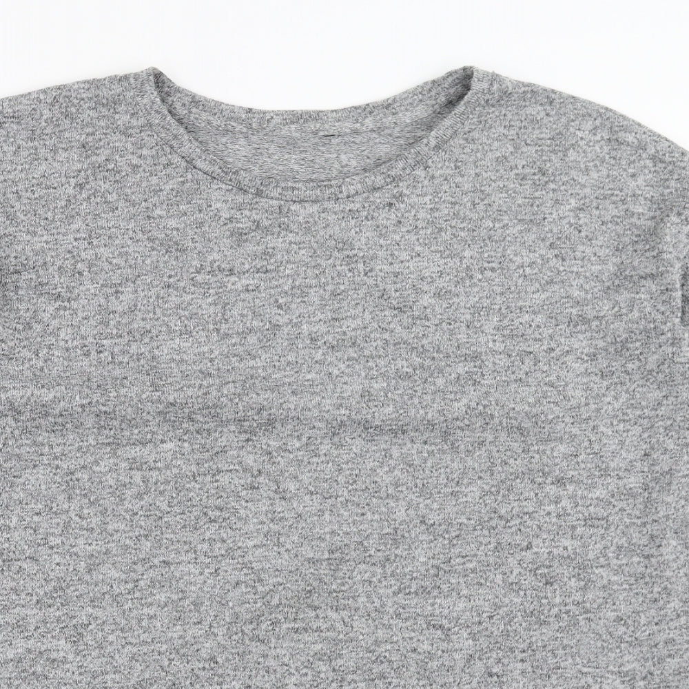 Sainsburys  Womens Grey   Pullover Jumper Size 16  - Under Shirt detail