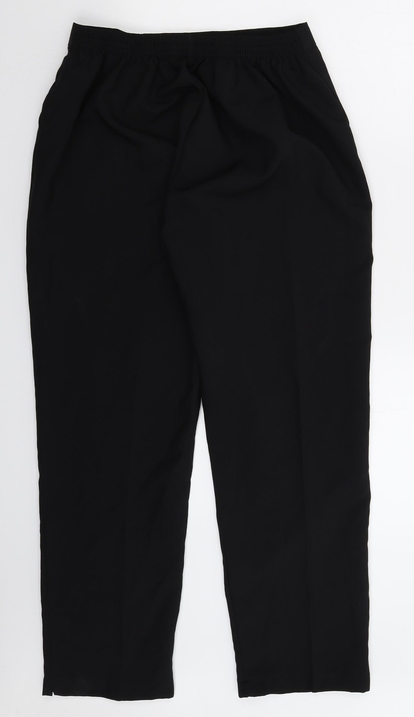 Preworn Womens Black   Trousers  Size 18 L27 in